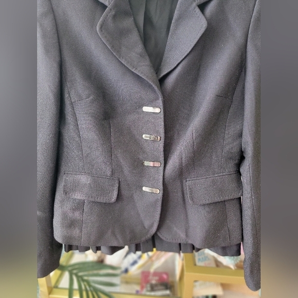 Anne Klein Pleated 2 Piece Skirt Suit - Women's Size 4 - Picture 4 of 8